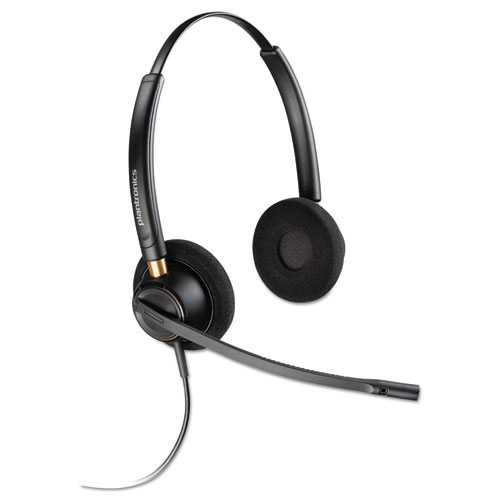 Poly® Encorepro 520 Binaural Over The Head Headset, Black