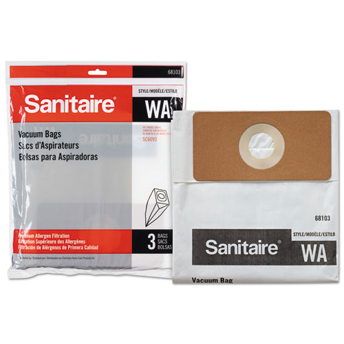 Sanitaire® WA Premium Allergen Vacuum Bags for SC5745/SC5815/SC5845/SC5713, 3/Pack, 10 Packs/Carton