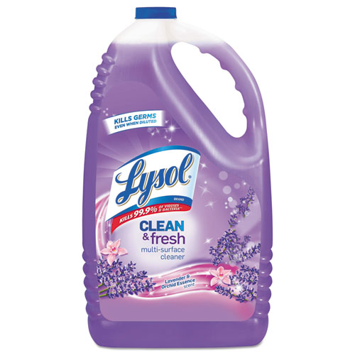 LYSOL® Brand Clean & Fresh Multi-Surface Cleaner, Lavender & Orchid, 144 oz Bottle, 4/Carton