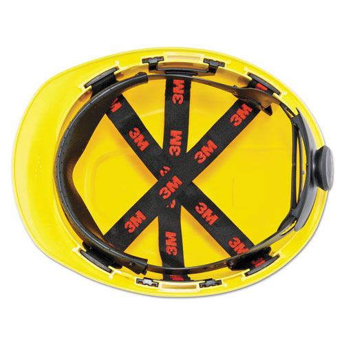 H-700 SERIES HARD HAT WITH FOUR POINT RATCHET SUSPENSION, YELLOW