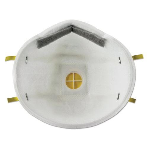 Image of 3M™ Particulate Respirator 8210V, N95, Cool Flow Valve, Standard Size, 10/Box