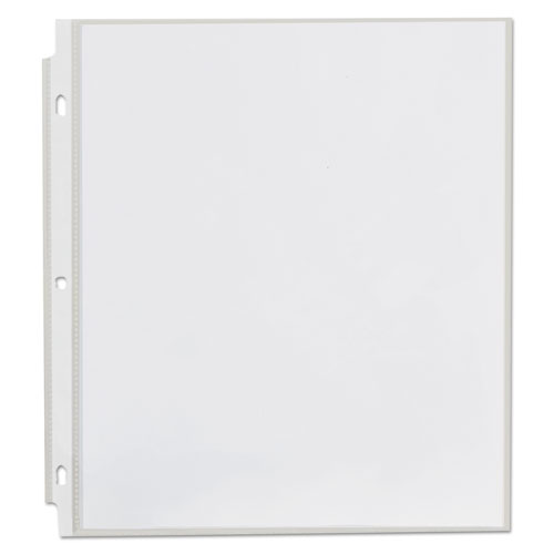 Standard Sheet Protector, Standard, 8 1/2 x 11, Clear, Non-Glare, 100/Box