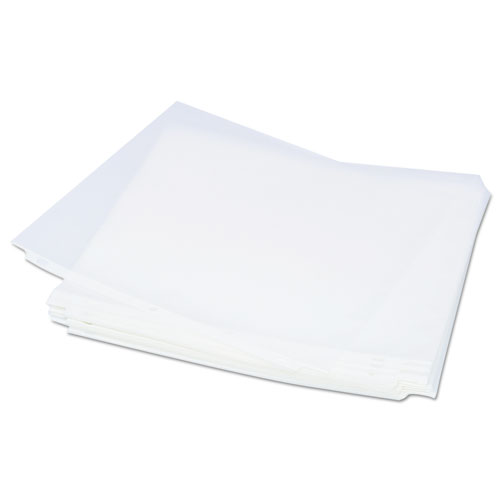 Top-Load Poly Sheet Protectors, Std Gauge, Nonglare, Clear, 50/Pack