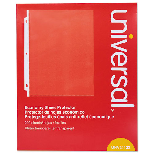 Image of Standard Sheet Protector, Economy, 8.5 x 11, Clear, 200/Box