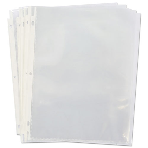 Image of Top-Load Poly Sheet Protectors, Heavy Gauge, Clear, 50/Pack