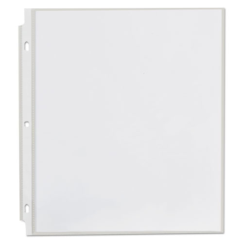 Image of Top-Load Poly Sheet Protectors, Standard, Letter, Clear, 100/Box