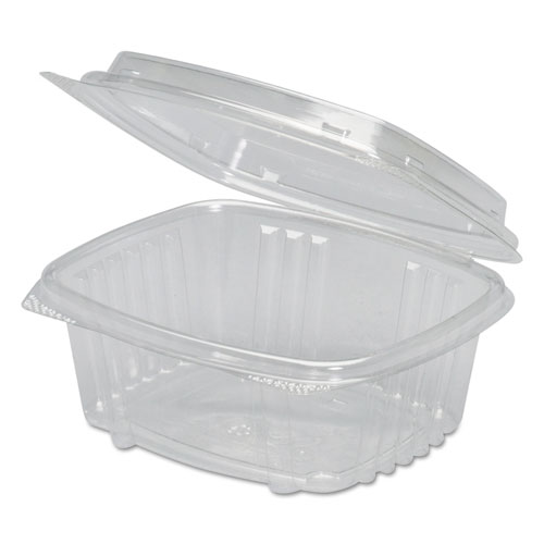 Clear Hinged Deli Container, Apet, 12 Oz, 5 3/8 X 4 1/2 X 2 7/8, 200/carton