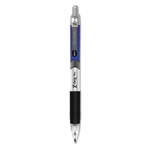 Image of Zebra® Eco Jimnie Clip Ballpoint Pen, Retractable, Medium 1 Mm, Black Ink, Smoke Barrel, 12/Pack