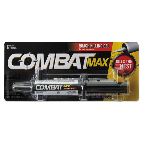 Image of Combat® Source Kill Max Roach Killing Gel, 1.6 Oz Syringe, 12/Carton