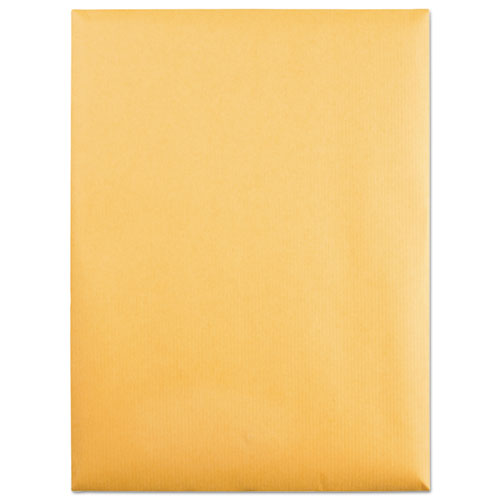 Image of Quality Park™ Park Ridge Kraft Clasp Envelope, #90, Square Flap, Clasp/Gummed Closure, 9 X 12, Brown Kraft, 100/Box