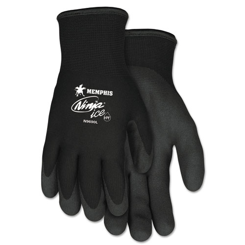 Mcr™ Safety Ninja Ice Gloves, Black, Large