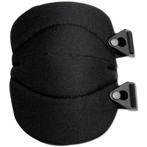 Image of Ergodyne® Proflex 230 Wide Soft Cap Knee Pad, Buckle Closure, One Size Fits Most, Black
