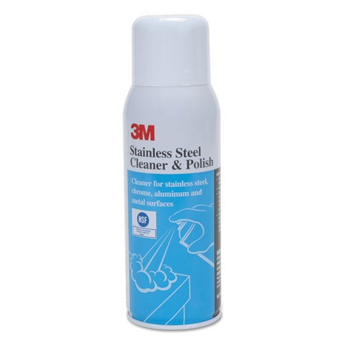 Stainless Steel Cleaner and Polish, Citrus, 10 oz Aerosol, 6/Carton