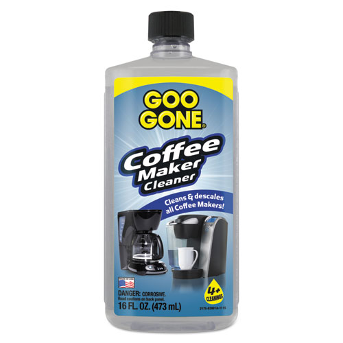 Goo Gone® Coffee Maker Cleaner, 16 oz Bottle, 4/Carton
