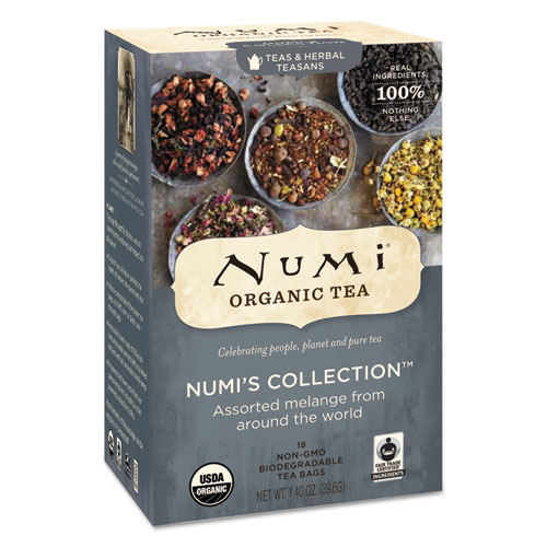 Organic Tea, Numi's Collection: Assorted, 18/Box