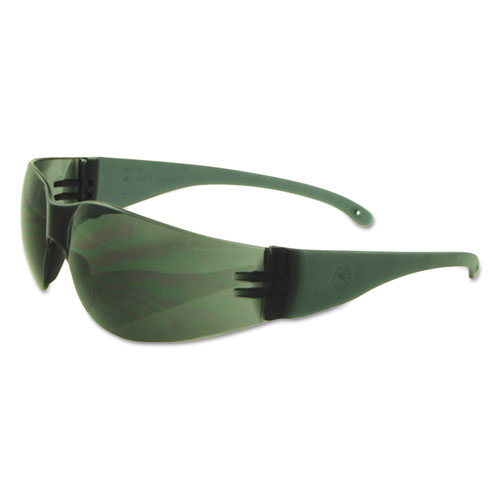 Image of Safety Glasses, Gray Frame/Gray Lens, Polycarbonate, Dozen
