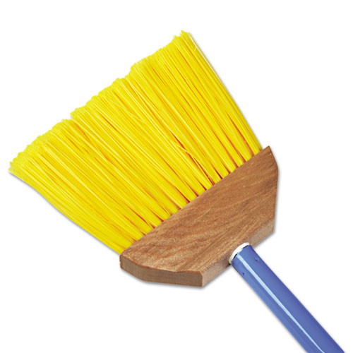 7920014588208 SKILCRAFT Tilt-Angle Broom, 60" Handle, Blue/Yellow