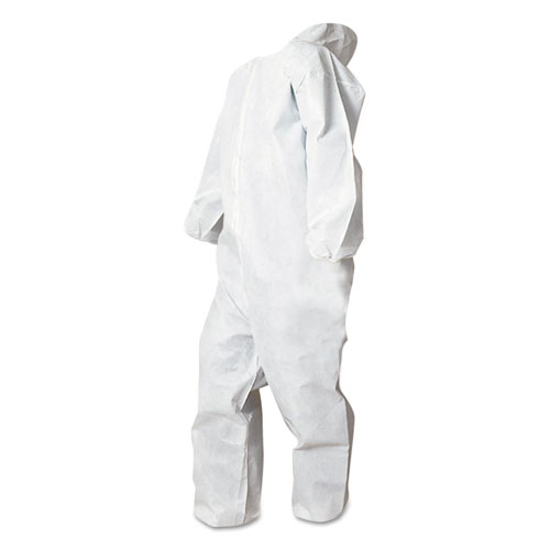 Disposable Coveralls, White, Xxl, Polypropylene, 25/carton