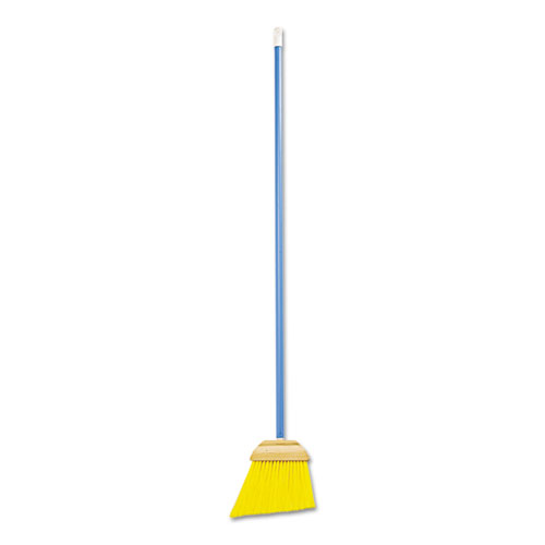 7920014588208, SKILCRAFT, Tilt-Angle Broom, Plastic Bristles, 46 Metal Handle, Blue/Yellow