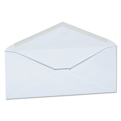 Universal® Open-Side Business Envelope, #10, Monarch Flap, Gummed Closure, 4.13 X 9.5, White, 250/Carton