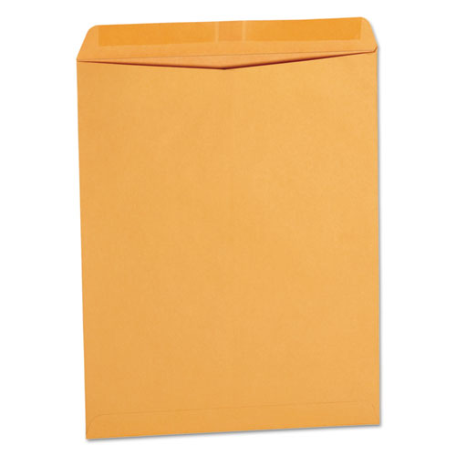 Image of Universal® Catalog Envelope, 28 Lb Bond Weight Kraft, #14 1/2, Square Flap, Gummed Closure, 11.5 X 14.5, Brown Kraft, 250/Box
