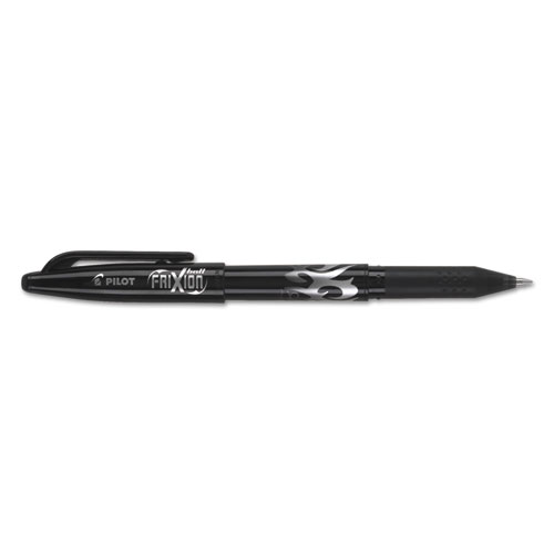 Image of FriXion Ball Erasable Gel Pen, Stick, Fine 0.7 mm, Black Ink, Black Barrel