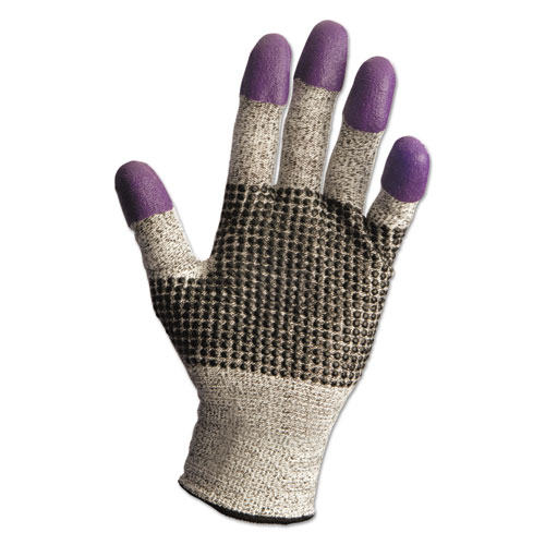 G60 PURPLE NITRILE Cut Resistant Glove, 220mm Length, Small/Size 7, Blue/White, Pair KCC97430