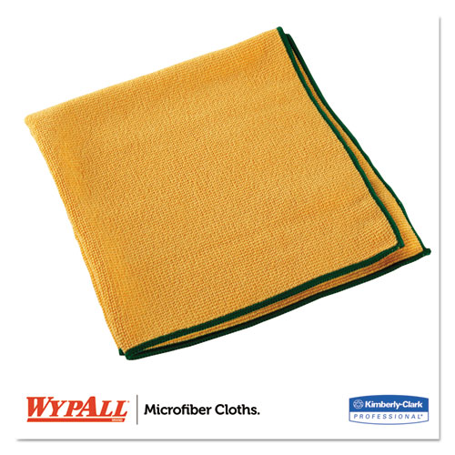 Microfiber Cloths, Reusable, 15 3/4 x 15 3/4, Yellow, 24/Carton