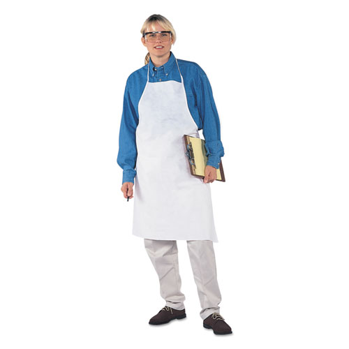 Image of Kleenguard™ A20 Apron, 28" X 40",  One Size Fits All, White