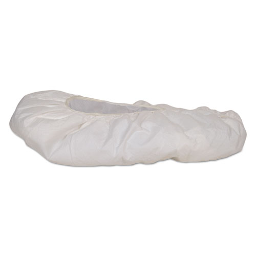 Image of Kleenguard™ A40 Shoe Covers, One Size Fits All, White, 400/Carton