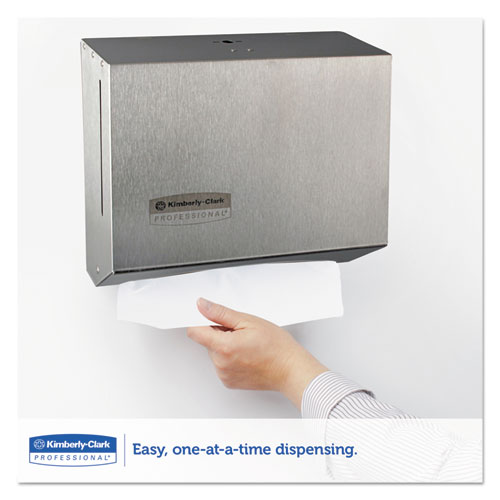 Image of Windows Scottfold Compact Towel Dispenser, 10.6 x 4.75 x 9, Stainless Steel