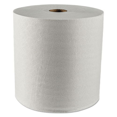 Hard Roll Paper Towels with Premium Absorbency Pockets, 8" x 425 ft, 1.5" Core, White, 12 Rolls/Carton