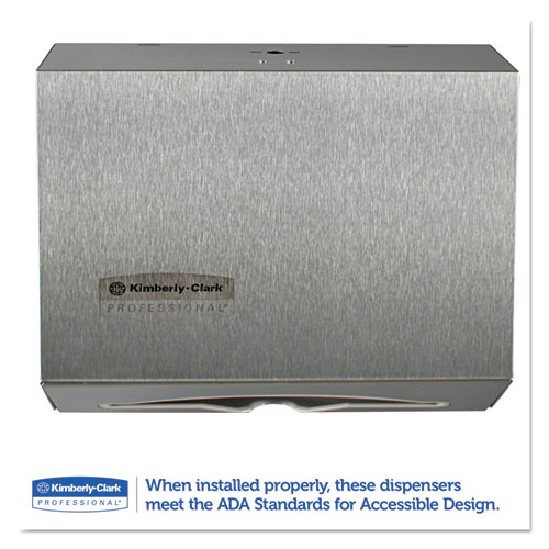 Image of Windows Scottfold Compact Towel Dispenser, 10.6 x 4.75 x 9, Stainless Steel
