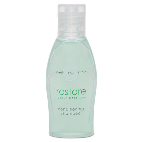 Restore Conditioning Shampoo, Aloe, Clean Scent, 1 oz Bottle, 288/Carton