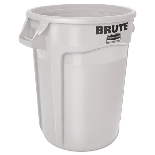 Rubbermaid Brute RCP264360BK 44 Gallon Black Vented Trash Can