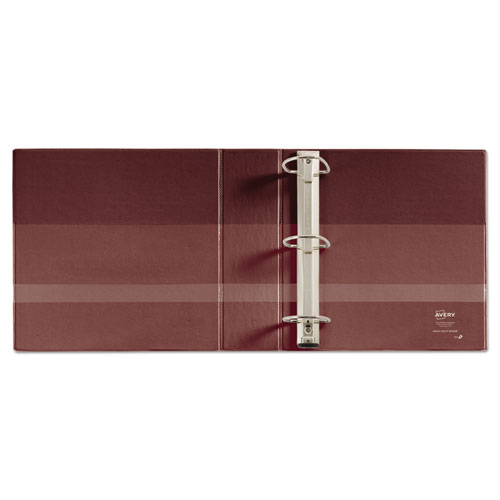Image of Avery® Heavy-Duty Non-View Binder With Durahinge And Locking One Touch Ezd Rings, 3 Rings, 3" Capacity, 11 X 8.5, Maroon