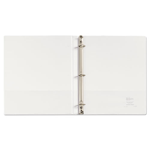 Image of Durable View Binder with DuraHinge and Slant Rings, 3 Rings, 0.5" Capacity, 11 x 8.5, White