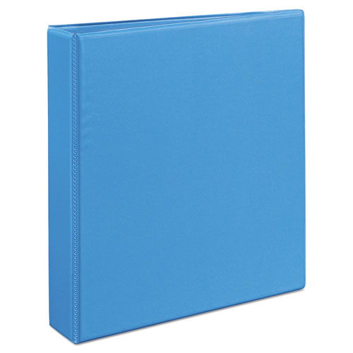 Image of Avery® Heavy-Duty Non Stick View Binder With Durahinge And Slant Rings, 3 Rings, 1.5" Capacity, 11 X 8.5, Light Blue, (5401)