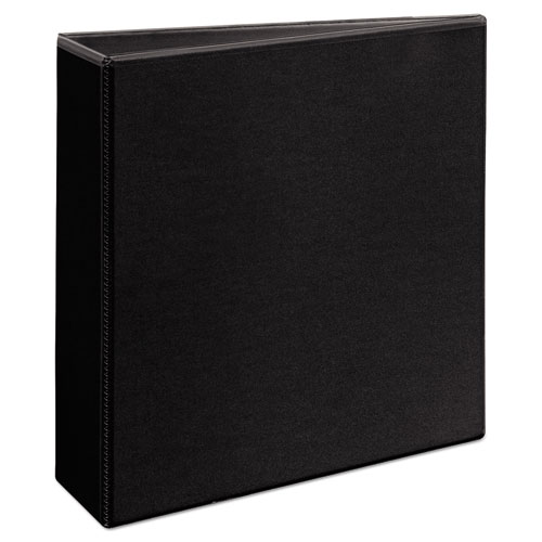 Image of Durable View Binder with DuraHinge and EZD Rings, 3 Rings, 3" Capacity, 11 x 8.5, Black, (9700)