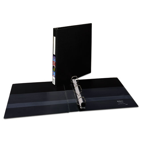 Image of Avery® Heavy-Duty Non-View Binder With Durahinge And One Touch Ezd Rings, 3 Rings, 1" Capacity, 11 X 8.5, Black