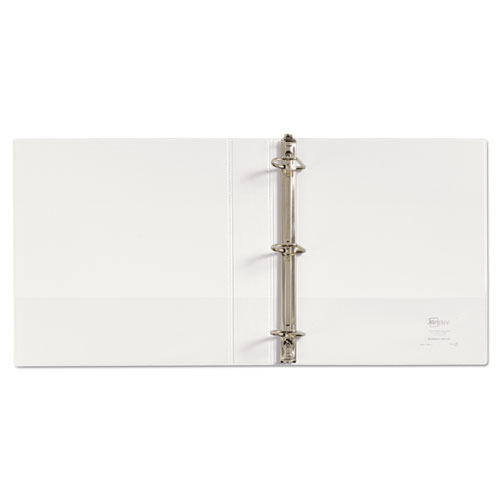 Image of Avery® Durable View Binder With Durahinge And Slant Rings, 3 Rings, 1.5" Capacity, 11 X 8.5, White