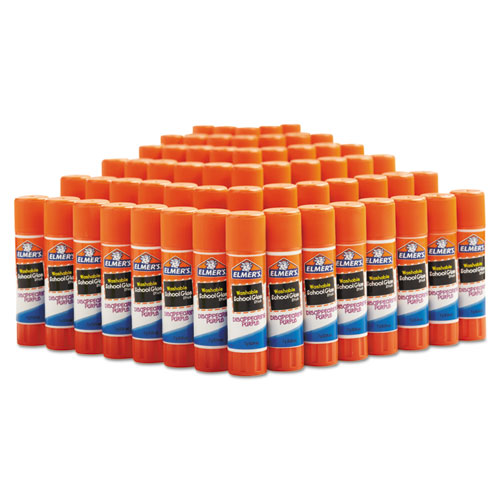 Image of Disappearing Purple All Purpose Glue Sticks, 0.24 oz, Dries Clear, 60/Box
