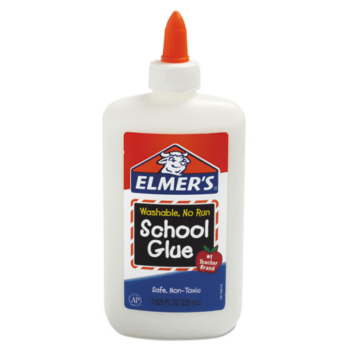 Washable School Glue, 7.63 oz, Dries Clear | by Plexsupply