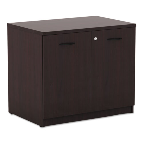 Alera® Valencia Series Storage Cabinet, 34.13W X 22.78D X 29.5H, Mahogany