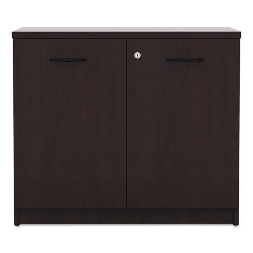 Image of Alera® Valencia Series Storage Cabinet, 34.13W X 22.78D X 29.5H, Mahogany