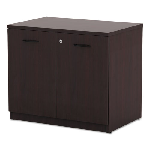 Image of Alera® Valencia Series Storage Cabinet, 34.13W X 22.78D X 29.5H, Mahogany