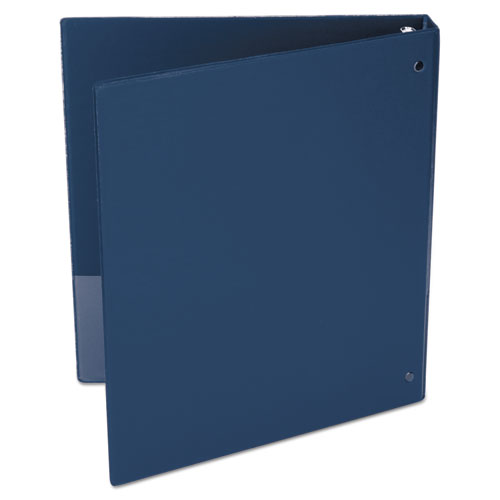 Image of Economy Non-View Round Ring Binder, 3 Rings, 1" Capacity, 11 x 8.5, Royal Blue