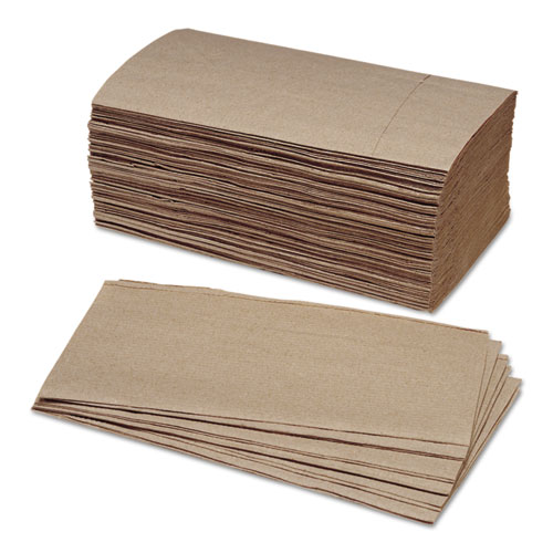 8540014940911, SKILCRAFT, Folded Paper Towels, Kraft, 9.25w, 250/Bundle, 16 Bundles/Box