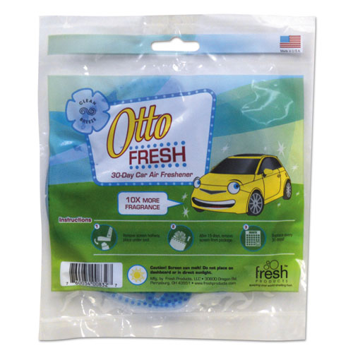 Fresh Products Otto Fresh Air Freshener Screen, Clean Breeze, 12/Box
