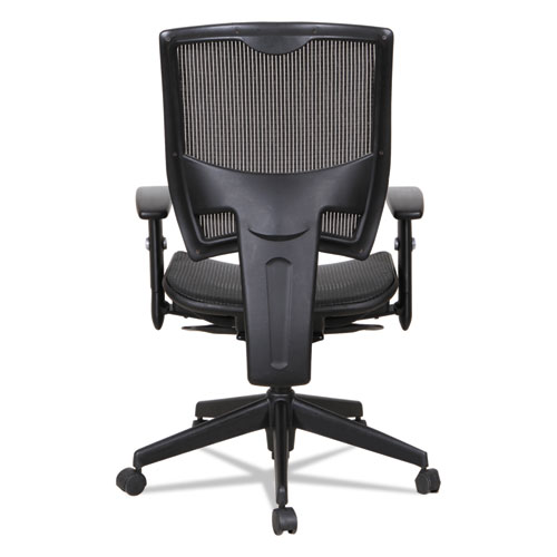 ALERA EPOCH SERIES SUSPENSION MESH MULTIFUNCTION CHAIR, SUPPORTS UP TO 275 LBS, BLACK SEAT/BLACK BACK, BLACK BASE